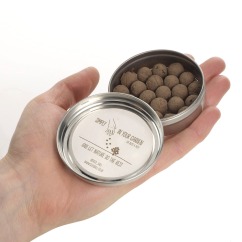 Contents of Seed Balls Tin